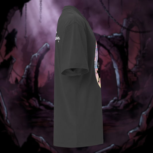 T-Shirt Right Side Gothic Bokeh 3/7